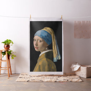 Johannes Vermeer - Flickan med en Pearl Earring Tyg