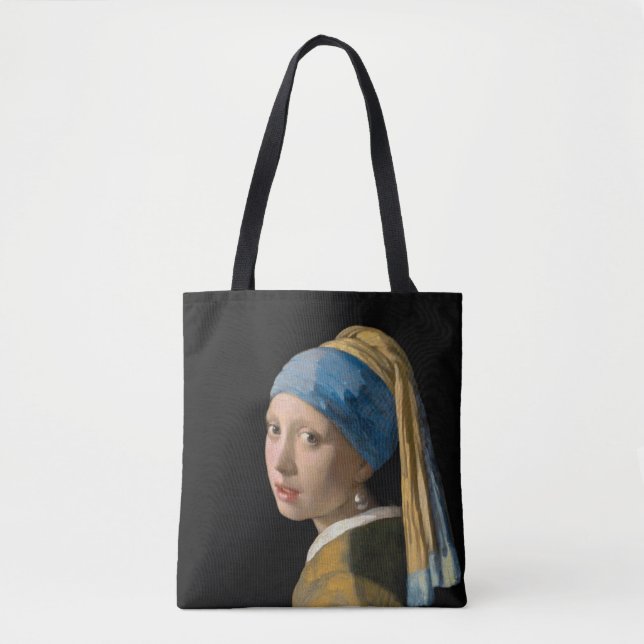 Johannes Vermeer - Flickan med en Pearl Earring Tygkasse (Framsida)