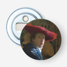 Johannes Vermeer - Flickan med Red Hat Flasköppnare