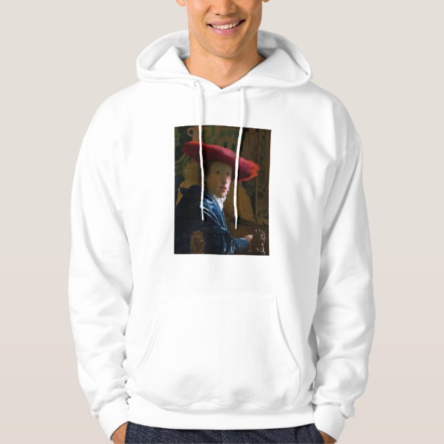 Johannes Vermeer - Flickan med Red Hat Hoodie (Framsida)