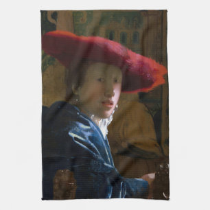 Johannes Vermeer - Flickan med Red Hat Kökshandduk