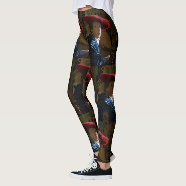 Johannes Vermeer - Flickan med Red Hat Leggings (Vänster)