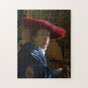 Johannes Vermeer - Flickan med Red Hat Pussel