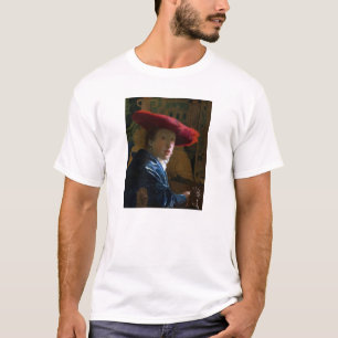 Johannes Vermeer - Flickan med Red Hat T Shirt