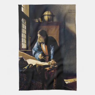 Johannes Vermeer - Geografen Kökshandduk
