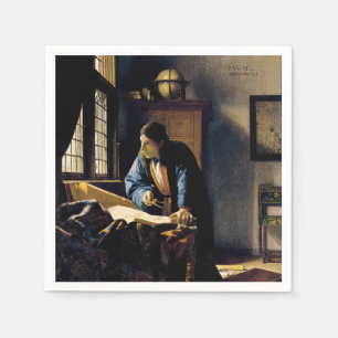 Johannes Vermeer - Geografen Pappersservett