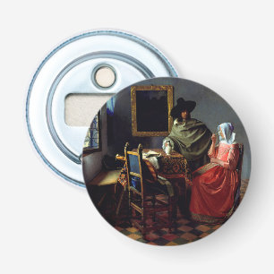 Johannes Vermeer - Glaset Vin Flasköppnare