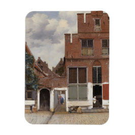 Johannes Vermeer, husvy i Delft Magnet