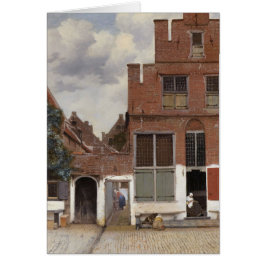 Johannes Vermeer, husvy i Delft OBS Kort