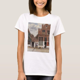 Johannes Vermeer, husvy i Delft T Shirt