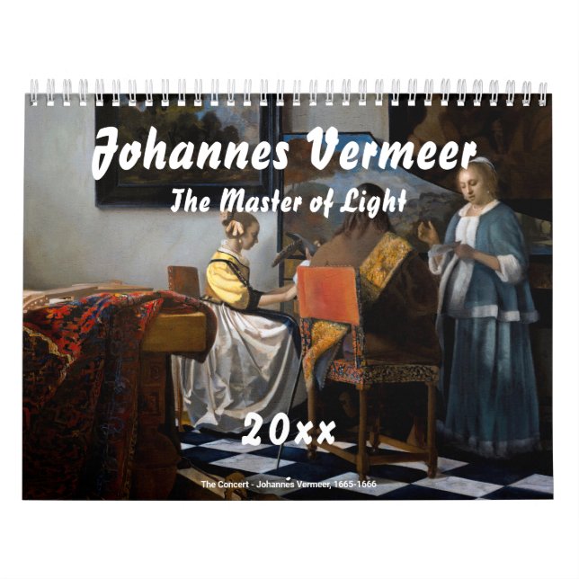 Johannes Vermeer Kalender (Omslag)