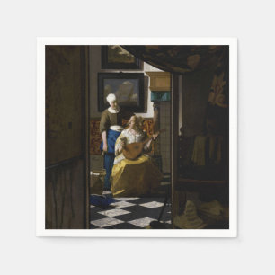 Johannes Vermeer - Kärlek Brev Pappersservett