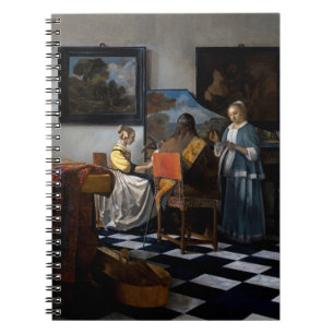 Johannes Vermeer - Konserten Anteckningsbok