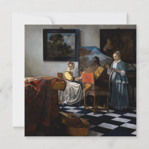 Johannes Vermeer - Konserten Inbjudningar