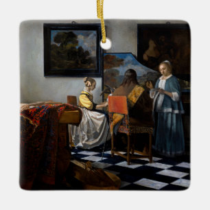 Johannes Vermeer - Konserten Julgransprydnad Keramik