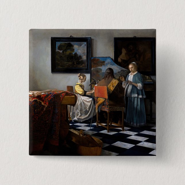 Johannes Vermeer - Konserten Knapp (Framsida)