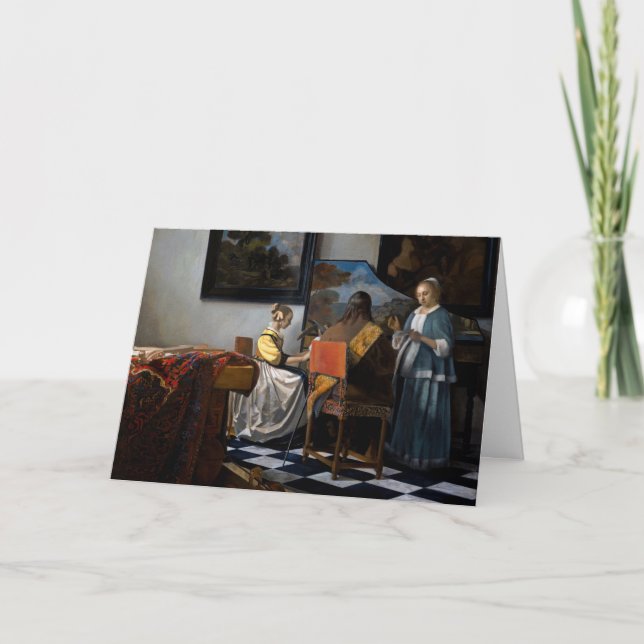 Johannes Vermeer - Konserten Kort (Framsida)