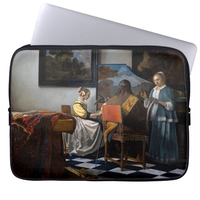Johannes Vermeer - Konserten Laptop Fodral (Framsidan)