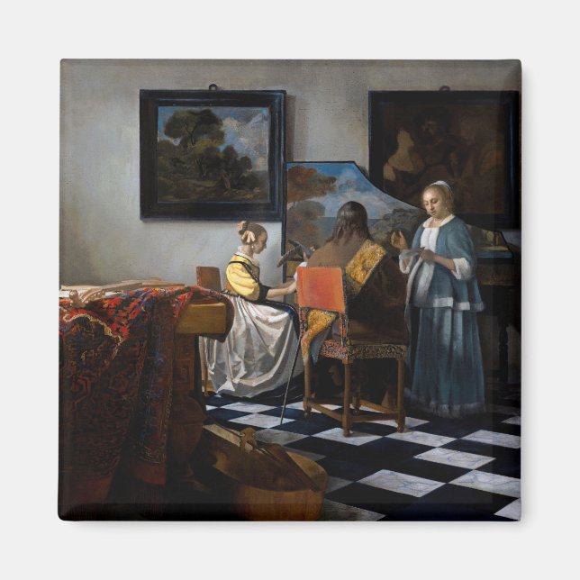 Johannes Vermeer - Konserten Magnet (Framsidan)