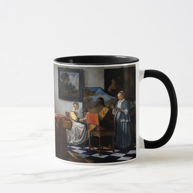 Johannes Vermeer - Konserten Mugg (Höger)