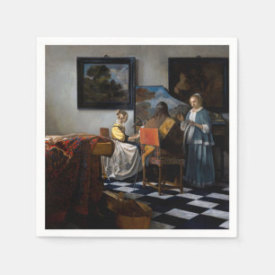 Johannes Vermeer - Konserten Pappersservett