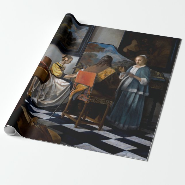 Johannes Vermeer - Konserten Presentpapper (Utrullad)