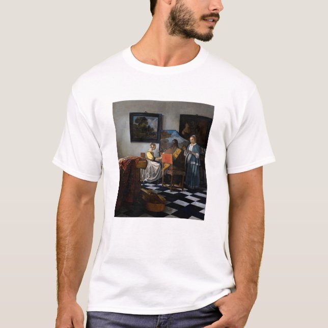 Johannes Vermeer - Konserten T Shirt (Framsida)