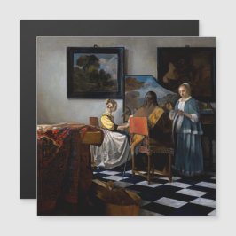 Johannes Vermeer - Konsertkortet Magnetic Card