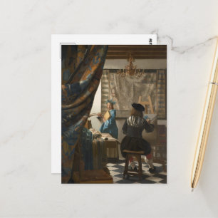 Johannes Vermeer, Konsten att måla Vykort