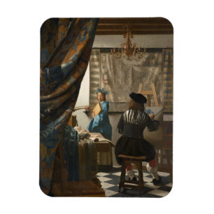 Johannes Vermeer, konsten av målning Magnet