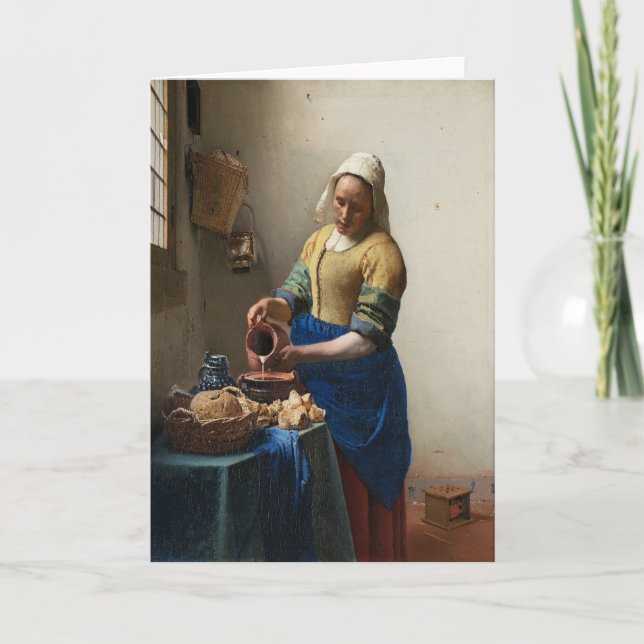 Johannes Vermeer Kort (Framsida)