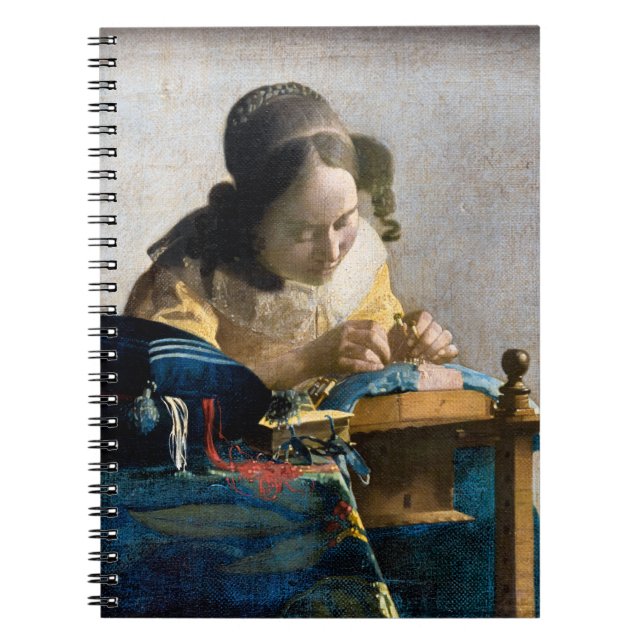 Johannes Vermeer - Lacemaker Anteckningsbok (Framsidan)