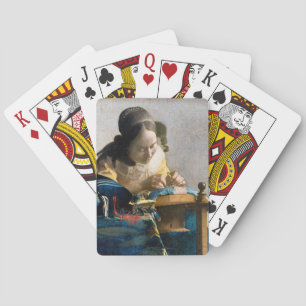 Johannes Vermeer - Lacemaker Casinokort