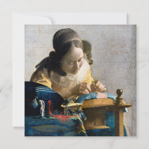 Johannes Vermeer - Lacemaker Inbjudningar