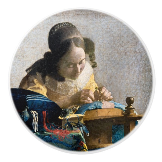 Johannes Vermeer - Lacemaker Knopp (Framsidan)