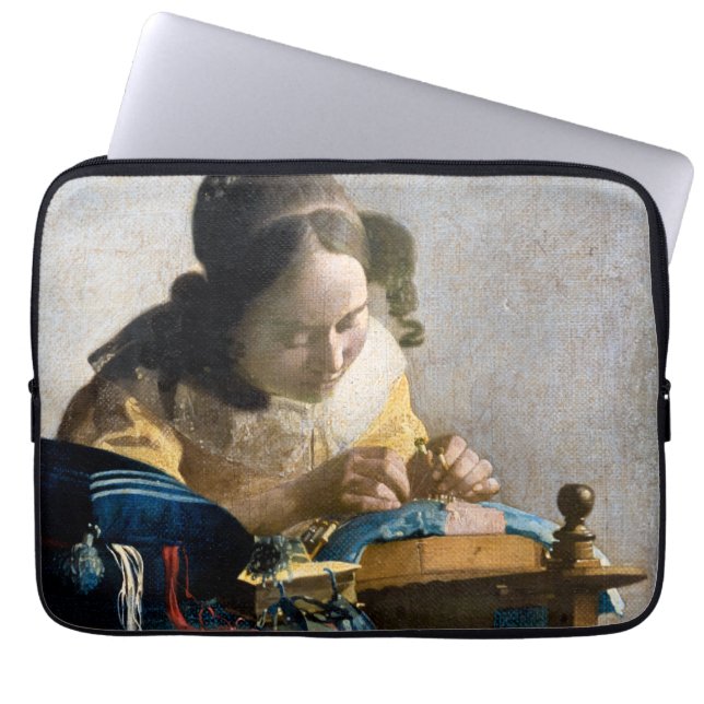 Johannes Vermeer - Lacemaker Laptop Fodral (Framsidan)