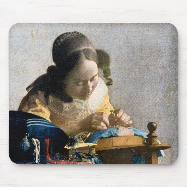 Johannes Vermeer - Lacemaker Musmatta (Framsidan)