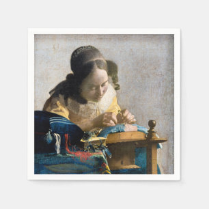 Johannes Vermeer - Lacemaker Pappersservett