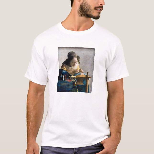 Johannes Vermeer - Lacemaker T Shirt (Framsida)