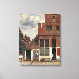 Johannes Vermeer - Lilla gatan Canvastryck