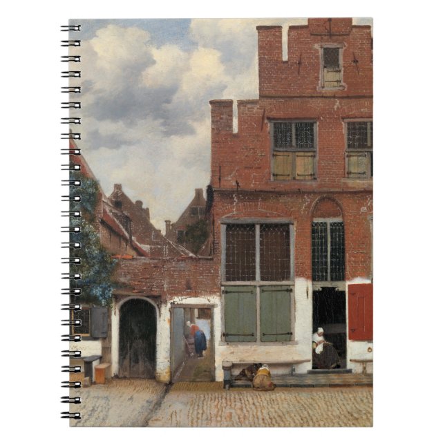 Johannes Vermeer - Little Street Anteckningsbok (Framsidan)