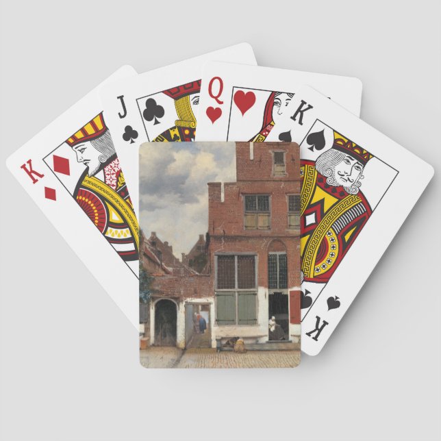 Johannes Vermeer - Little Street Casinokort (Baksidan)