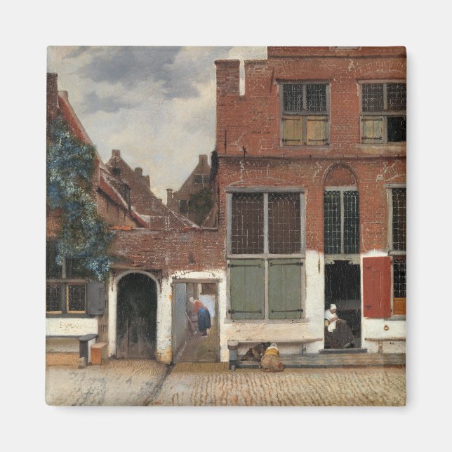 Johannes Vermeer - Little Street Magnet (Framsidan)