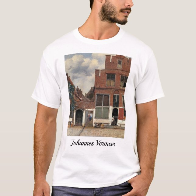 Johannes Vermeer - Little Street T Shirt (Framsida)