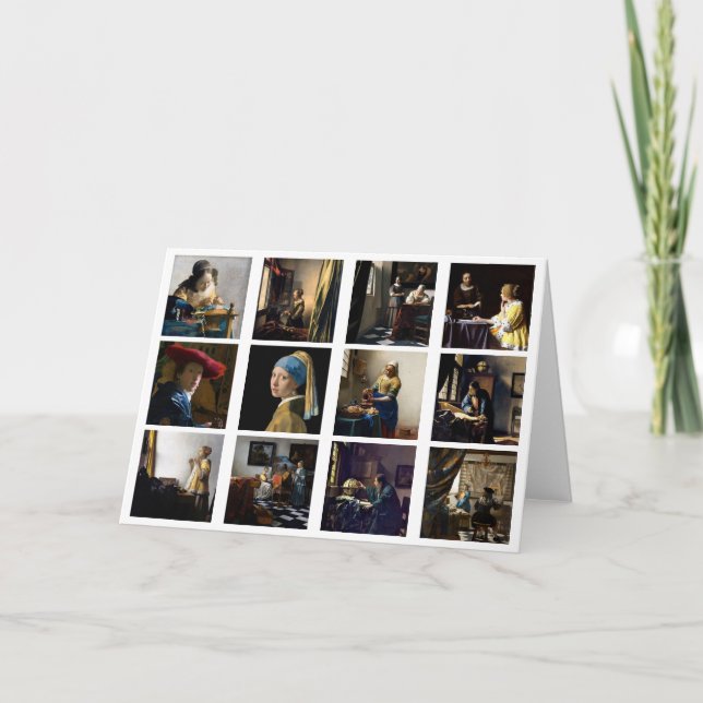 Johannes Vermeer - Masterbit Grid Kort (Framsida)