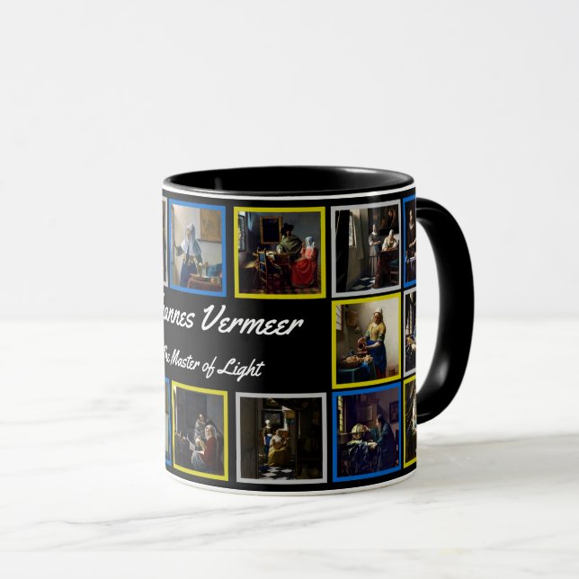 Johannes Vermeer - Masterbit Grid Mugg (Framsida höger)
