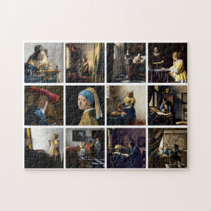 Johannes Vermeer - Masterbit Grid Pussel