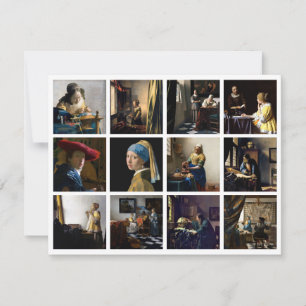 Johannes Vermeer - Masterbit Grid Tack Kort