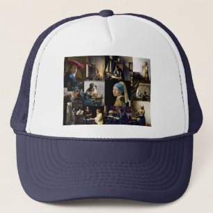 Johannes Vermeer - mästerverk - lappverk Keps