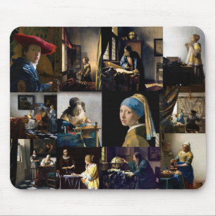 Johannes Vermeer - mästerverk - lappverk Musmatta